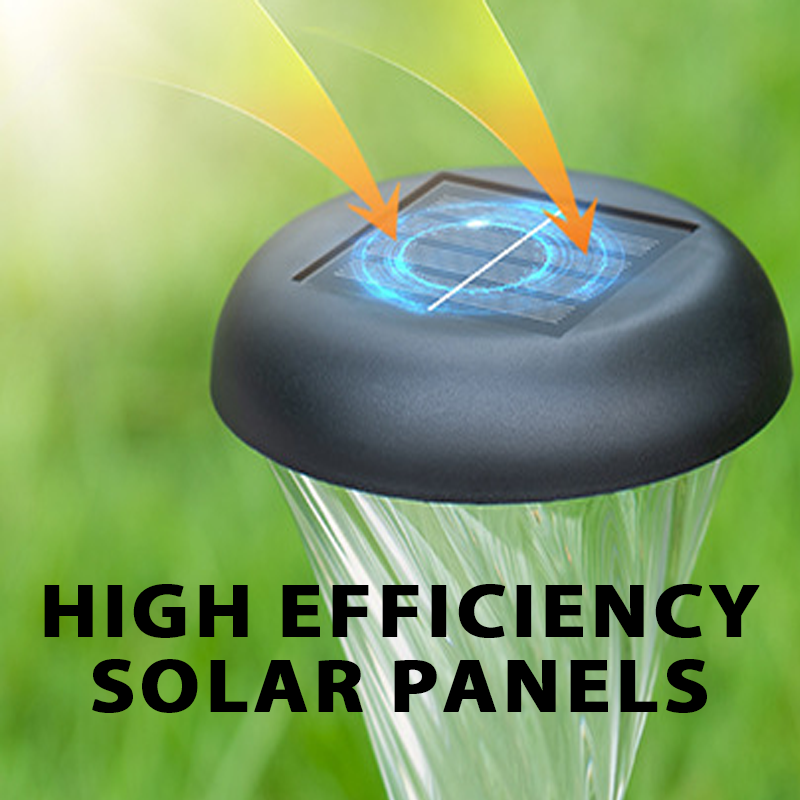 Solar Outdoor Lights, Solar Lights Outdoor Waterproof IP65, Bright Powered by Solar Garden Lights for Patio, Yard, Driveway Decoration