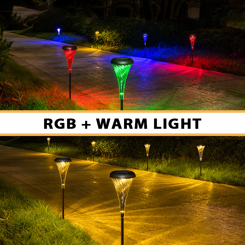 Solar Outdoor Lights, Solar Lights Outdoor Waterproof IP65, Bright Powered by Solar Garden Lights for Patio, Yard, Driveway Decoration