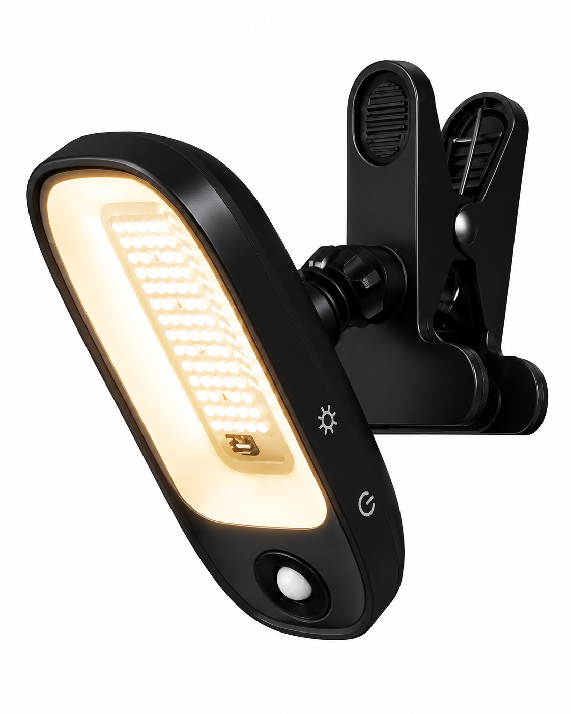 Motion Sensor Outdoor Lights, 10000mAh Rechargeable with Remote & Clamp