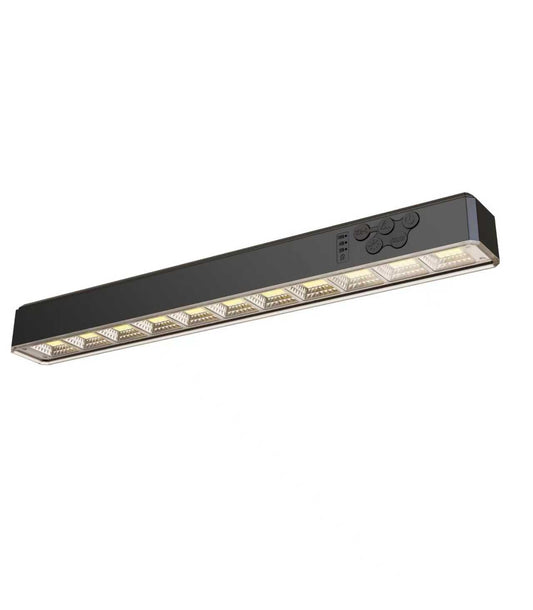 Rechargeable Magnetic Light Bar, 15.8 inch, 1500LM Portable LED Light with 10000mAh Battery, USB-C Charging, Remote Control & Timer, Dimmable & 3 Color Temps, Magnetic Mount, Hook & Battery Display