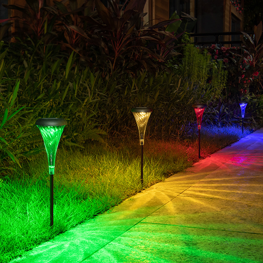 Solar Outdoor Lights, Solar Lights Outdoor Waterproof IP65, Bright Powered by Solar Garden Lights for Patio, Yard, Driveway Decoration