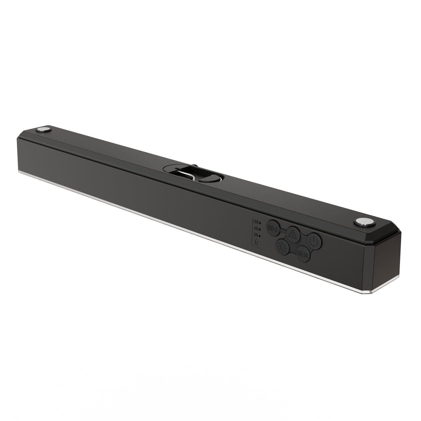 Rechargeable Magnetic Light Bar, 15.8 inch, 1500LM Portable LED Light with 10000mAh Battery, USB-C Charging, Remote Control & Timer, Dimmable & 3 Color Temps, Magnetic Mount, Hook & Battery Display