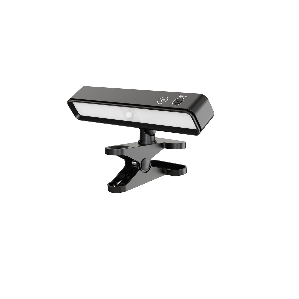 LYTARA 5000mAh Rechargeable Clip on Light with Motion Sensor, LED Reading Light for Bed & Desk, 3 Color Modes & Stepless Dimming, Portable Battery Operated Clamp Lamp with 360° Adjustment, Black