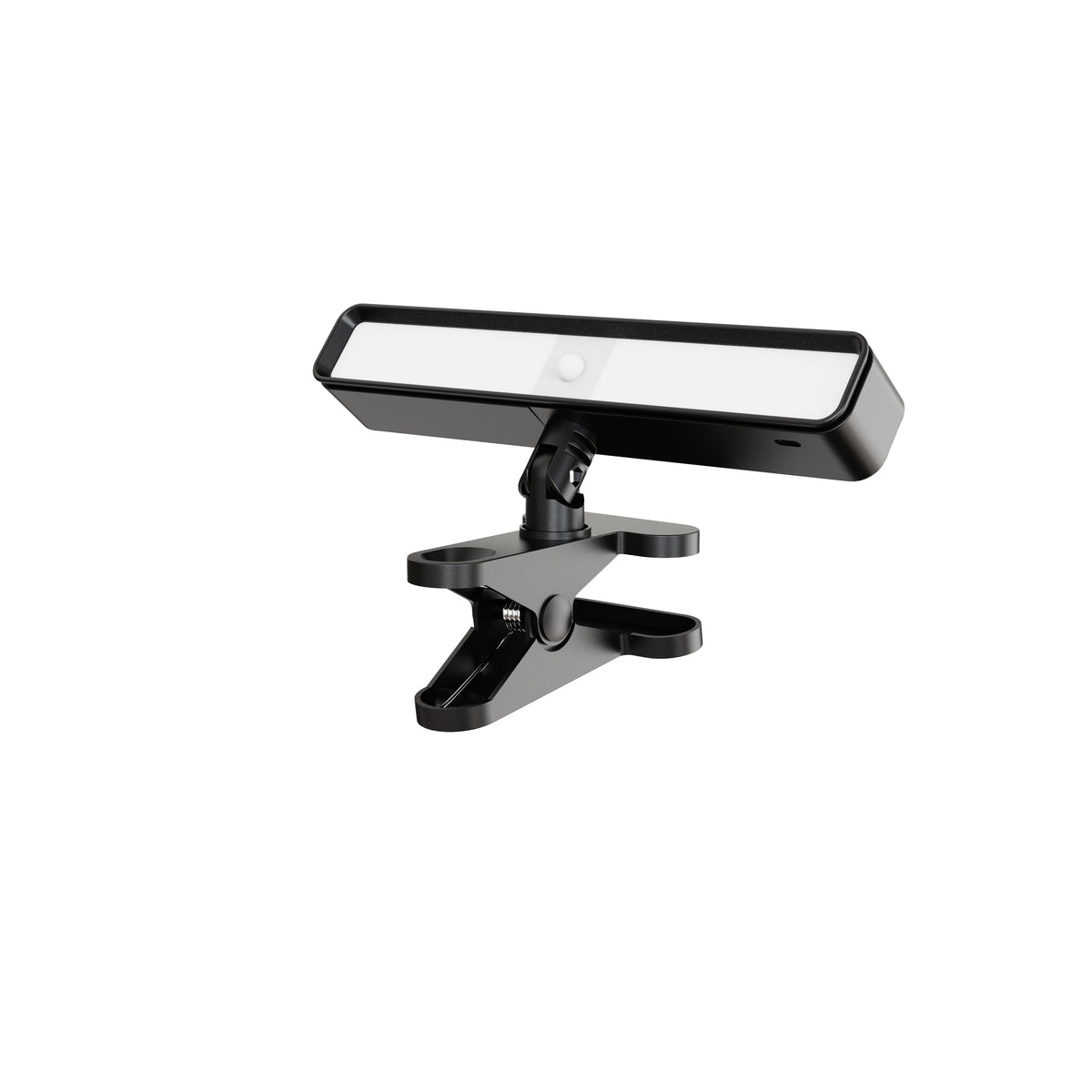 LYTARA 5000mAh Rechargeable Clip on Light with Motion Sensor, LED Reading Light for Bed & Desk, 3 Color Modes & Stepless Dimming, Portable Battery Operated Clamp Lamp with 360° Adjustment, Black