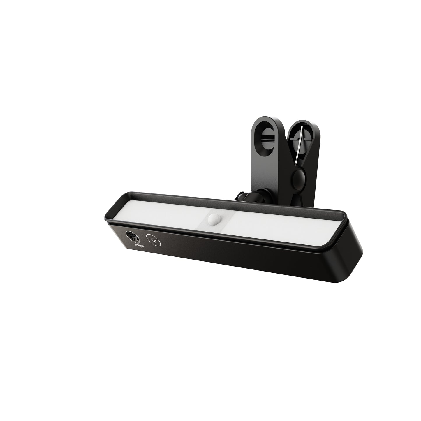 LYTARA 5000mAh Rechargeable Clip on Light with Motion Sensor, LED Reading Light for Bed & Desk, 3 Color Modes & Stepless Dimming, Portable Battery Operated Clamp Lamp with 360° Adjustment, Black
