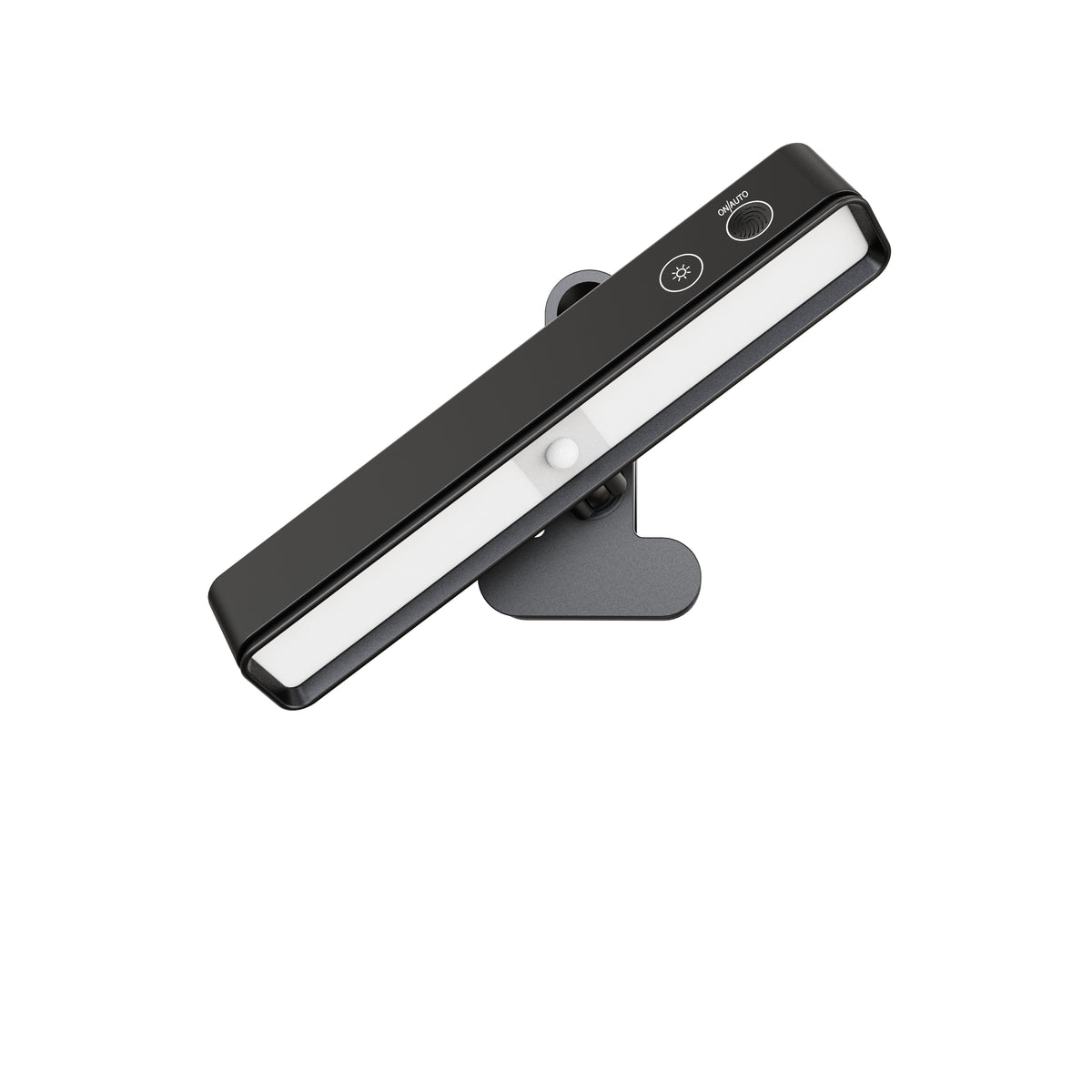 LYTARA 5000mAh Rechargeable Clip on Light with Motion Sensor, LED Reading Light for Bed & Desk, 3 Color Modes & Stepless Dimming, Portable Battery Operated Clamp Lamp with 360° Adjustment, Black